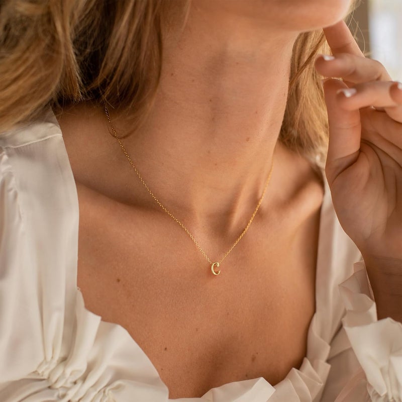 Yoosteel Valentines Gifts for Women - Layered Initial Necklaces for Women Trendy 14K Gold Plated Letter A-Z Necklace Gold/Silver Initial Necklace Stack Birthday Gifts for Teen Girls Jewelry - Image 4